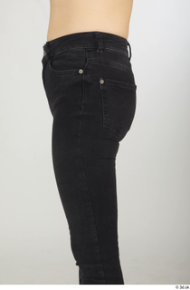 Aera black jeans casual dressed thigh 0003.jpg